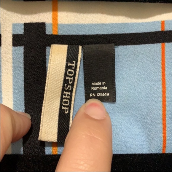 Topshop Light Blue Plaid Blazer - Picture 3 of 7